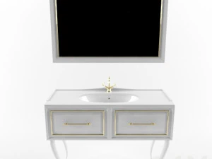 बाथरूम का फर्नीचर 3D मॉडल