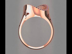 butterfly ring jewelry 3d print model Modèles 3D en vedette