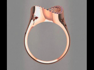 kelebek y&uuml;z&uuml;k takı 3d baskı modeli 3D Baskı Modeli