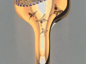 kelebek y&uuml;z&uuml;k takı 3d baskı modeli 3D Baskı Modeli