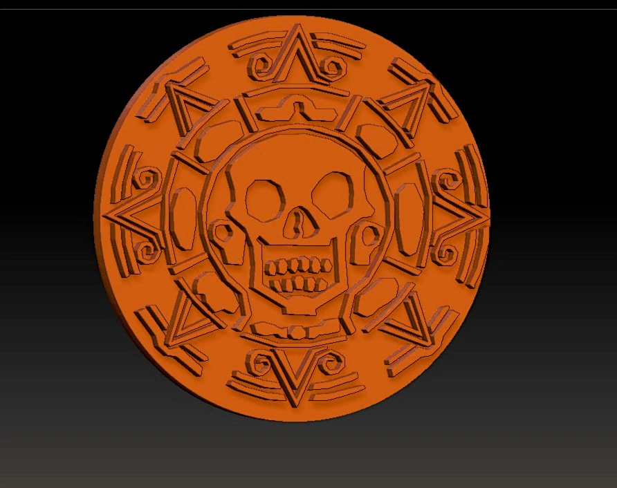 aztec mystical -pendant--stl 3D Print Model .c4d .max .obj .3ds .fbx .stl .blend