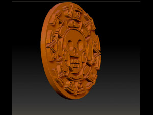 aztec mystical -pendant--stl 3D-Druckmodell