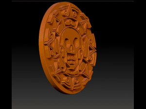 aztec mystical -pendant--stl 3D Print Model