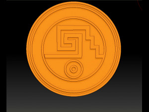 aztec mystical -pendant--stl 3D-Druckmodell