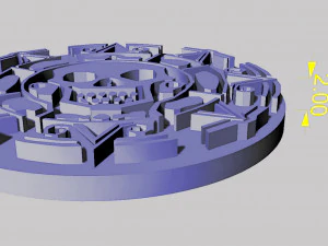 aztec mystical -pendant--stl 3D Print Model