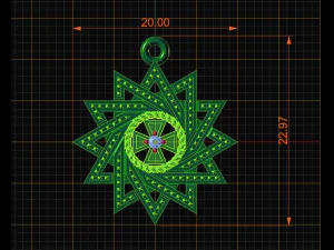 Kelt kolye dosyaları 3D Baskı Modeli