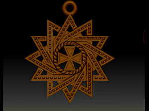 Kelt kolye dosyaları 3D Baskı Modeli