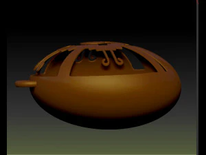 mystic aztec pendant files 3D Print Model