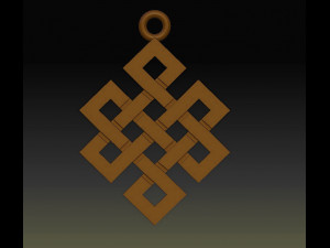 pendant amulet celtic 3d print model 3D Print Model