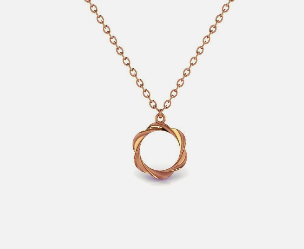 pendant curvy--stl 3D Print Model .c4d .max .obj .3ds .fbx .stl .blend 