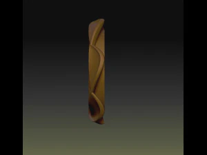 pendant curvy--stl 3D Print Model