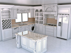 classic kitchen 3D Model