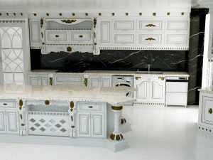 super classic kitchen 3D Model