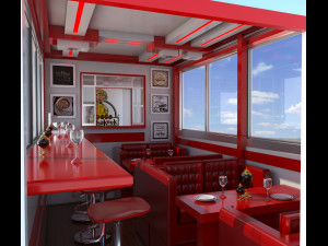 container bar 3D Model