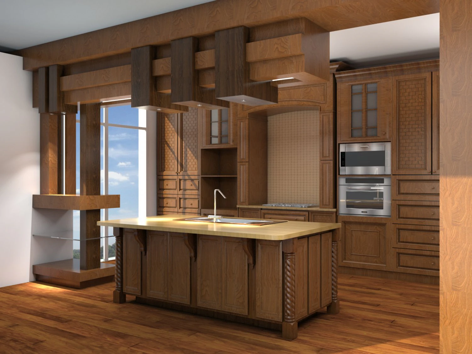 arco de cozinha Modelo 3D .c4d .max .obj .3ds .fbx .stl .blend 