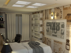 bedroom design Modèle 3D