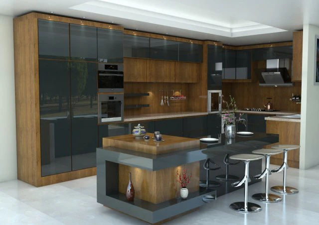 dapur Model 3D .c4d .max .obj .3ds .fbx .stl .blend 