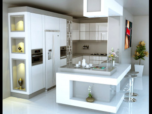 modern kitchen 3D Model