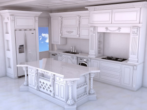classic kitchen 3D Model