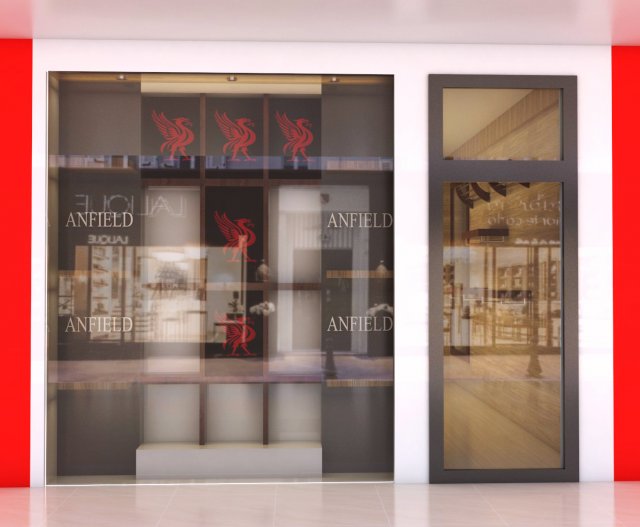 modern cloth shop Modelo 3D .c4d .max .obj .3ds .fbx .stl .blend 