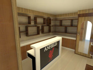 modern cloth shop 3D Model