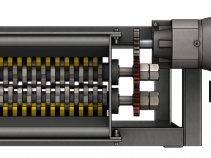 shredding machine 3D Model