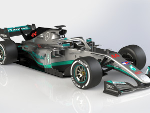 Mercedes f1 3D Model