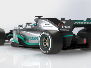Mercedes f1 3D 모델