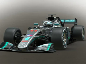 Mercedes f1 3D Model