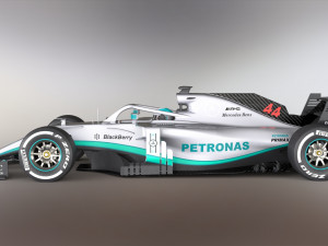 Mercedes f1 3D 모델
