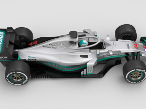 Mercedes f1 3D 모델