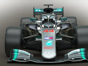 Mercedes f1 3D 모델