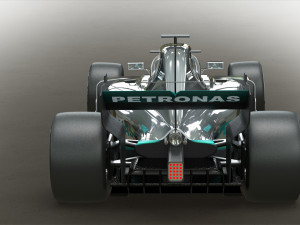 Mercedes f1 3D 모델