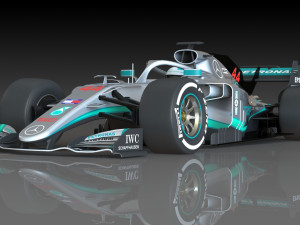 Mercedes f1 3D 모델