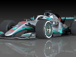Mercedes f1 3D Model