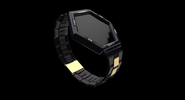 smart watch 3D Model .c4d .max .obj .3ds .fbx .stl .blend 