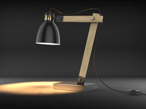 lampu meja Model 3D