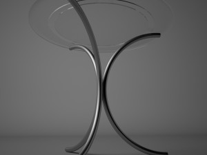 round table 3D 模型