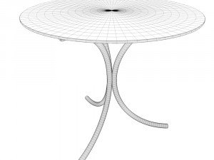 round table 3D 模型