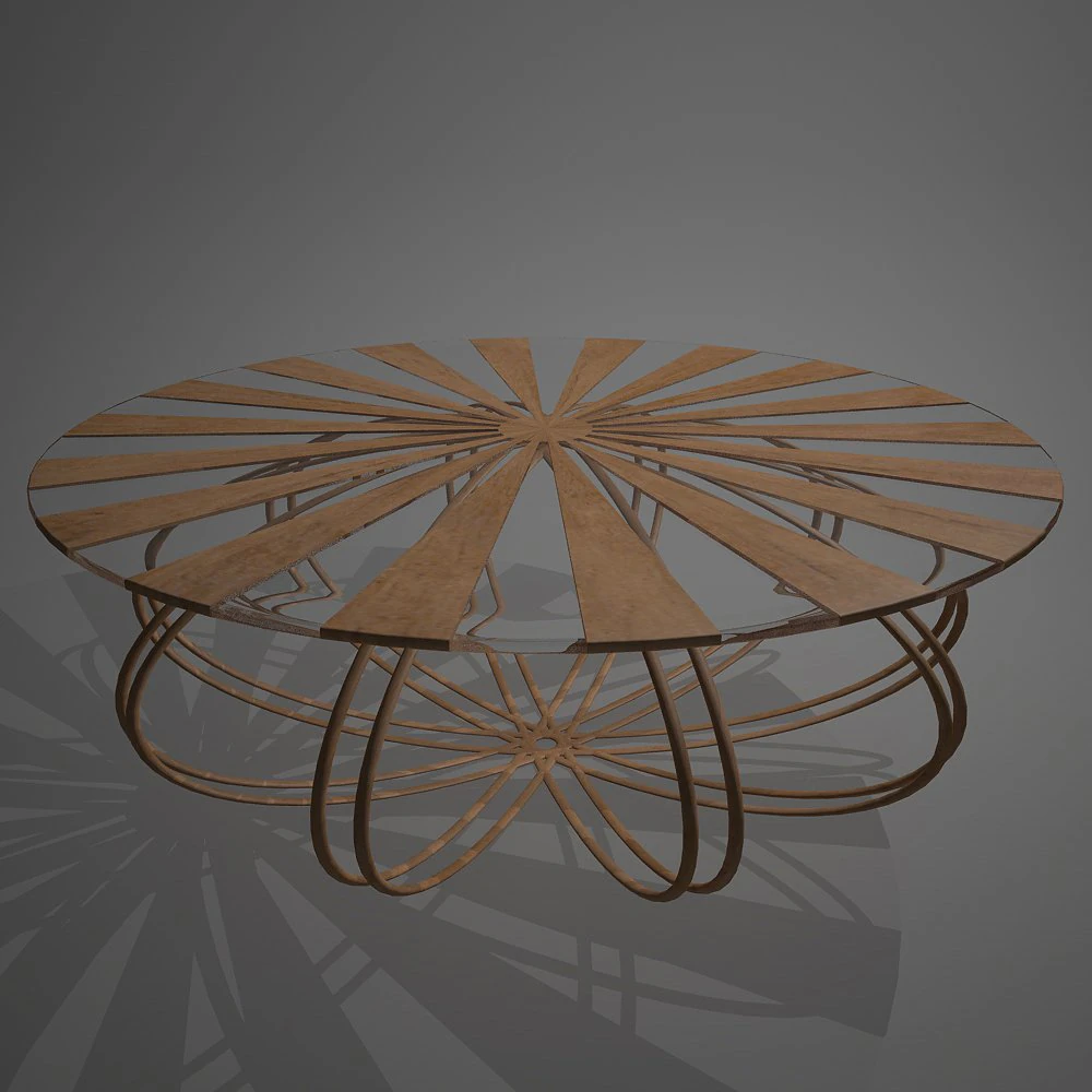 coffee table 3D Model .c4d .max .obj .3ds .fbx .stl .blend 