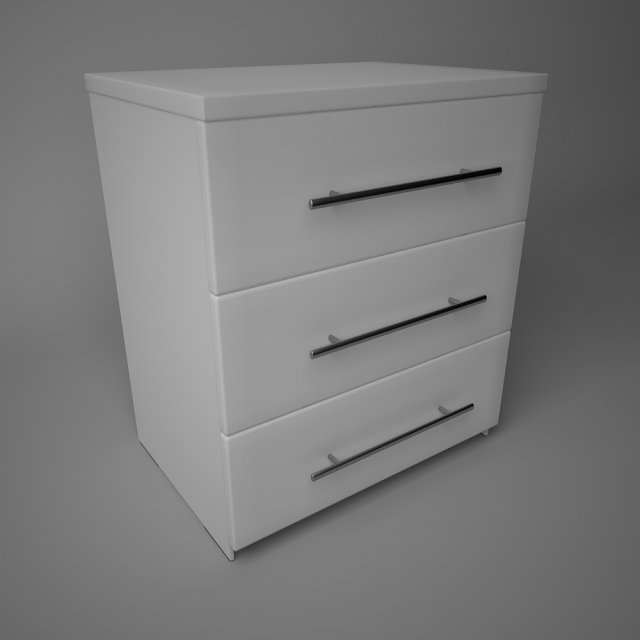 chest of drawers Modelo 3D .c4d .max .obj .3ds .fbx .stl .blend
