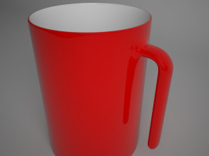 red mug 3D Model