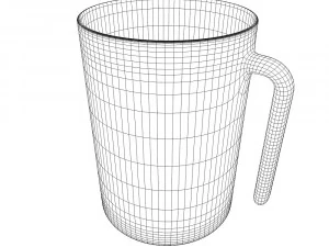 red mug 3D Model