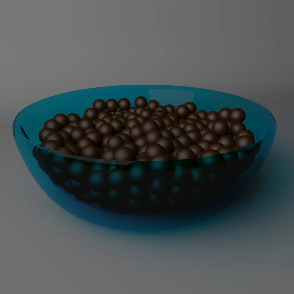 bowl of caramel 3D Model .c4d .max .obj .3ds .fbx .stl .blend