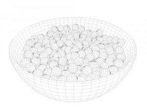 bowl of caramel 3D Model