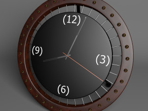 desk clock 3Dモデル