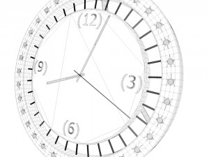 desk clock Modelo 3D