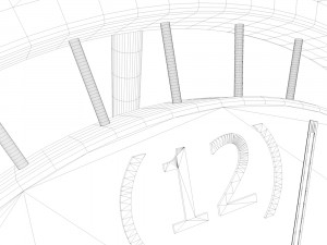 desk clock Modelo 3D