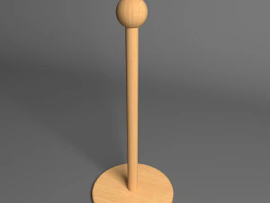 종이 타월 스탠드 3D 모델