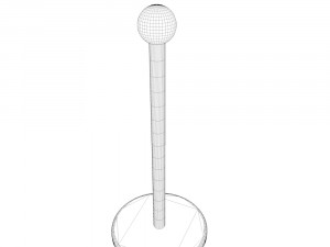 paper towel stand Modello 3D